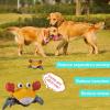 Minestylish Crawling Crab Dog Toys, Escaping Crab Dog Toy with Obstacle Avoidance Sensor, Dancing with Music Sounds & Lights for Dogs Cats Pets, Pre-Kindergarten Learning Crawl view 3