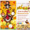 Upgraded, Thanksgiving Games, Fall Festival Games, for Kids Teen, Funny Turkey Toss Game, with 4 Bean Bags, Classic Design, Premium Banner, Accessories, Storage Bag, Friendsgiving Party Decorations view 3