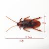 TOOYFUL 100x Fake Cockroach Toy Artificial Cockroach Halloween Mischief Toy Funny Mischief Gifts Tricky Toys Realistic Cockroaches for Party Holiday, L view 2