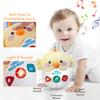WOWOHAGE Baby Toys 0-6-12 Months, Chick Musical Plush Cute Stuffed Animal Infant Tummy Toys with Light & Sounds, Roly-Poly Sensory Toy Birthday Valentines Easter Egg Gift for Newborn Boys & Girls view 3