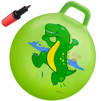 WALIKI Dino Hopper Ball for Kids 36 | T-Rex Hop Ball | Hippity Hop Sit & Bounce Toy with Pump | Jumping Ride-On Dinosaur