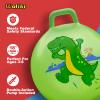WALIKI Dino Hopper Ball for Kids 36 | T-Rex Hop Ball | Hippity Hop Sit & Bounce Toy with Pump | Jumping Ride-On Dinosaur view 2