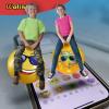 WALIKI Hopper Ball for Teens Ages: 10-15 | Hippity Hop | Jumping Hopping Bouncy Ball Field Day 22"/55CM view 4