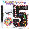 Sratte Race Car Number Piata Small Racing Piata with Blindfold Bat and Confetti for Boy Race Car Themed Birthday Decorations Anniversary Celebration Party Supplies 16.1 x 10.6 x 3 Inch (number 5) view 2