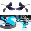 Micro Traders 16PCS 2020 4-Blade Propellers with 1.5 mm Shaft Compatible with Beta85X HD Digital VTX Drone 1103 8000KV & 1105 5000KV Brushless Motors view 2