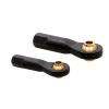 BrewJa 10PCS M2.5 M3 Ball Joint Push Rod Turn Buckle Servo Linkage Connector Tie Rods End Nylon Head Holder for RC Aircraft Spare Part (Color : M3) view 2