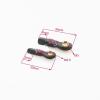 BrewJa 10PCS M2.5 M3 Ball Joint Push Rod Turn Buckle Servo Linkage Connector Tie Rods End Nylon Head Holder for RC Aircraft Spare Part (Color : M3) view 3