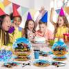 96 Pcs Monster Truck Plates and Napkins - Monster Truck Birthday Decorations and Party Supplies view 3