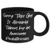Bandillero Fun Pediatrician Gifts, Sorry This Guy Is Already Taken by an, Cute Birthday 11oz 15oz Mug Gifts For Colleagues From Team Leader, Cup, Baby, Shower, New parent, Child view 2
