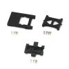BrewJa Metal Beam Servo Bracket Gearbox Mount Compatible with 1/18 FMS EAZYRC Rochobby FJ Cruiser Patriot Katana RC Car Upgrade Parts (Color : Black) view 1