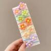 10pcs Cute Flower Decor Rubber Bands Hair Rope Hair Bands Hair Accessories For Kids Girls view 1