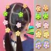 10pcs Cute Flower Decor Rubber Bands Hair Rope Hair Bands Hair Accessories For Kids Girls view 2