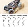 JTLB 50pcs RC Accessories R Type Body Clip Pin Remote Control Car Housing 1/10, 1/12 and 1/16 Scale view 3