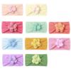 10PCS Baby Hairband Newborn Bowknot Headband Infant Soft Head Dress Elastic Flower Hair Band Children Kids Birthday Head Band view 1