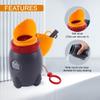 2025 Upgraded Travel Urinal for Kids,Rocket Toys Portable Emergency Urinal for Toddler,Light and Easy to Carry,Suitable for Car,Travel,Camping and Children's Urinal Potty Training(Vitality Orange) view 4
