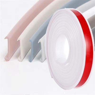 16.4ft TPE Edge Protector Strip, Self Adhesive Edge Banding Flexible U-Shape Edge Guard, Corner and Edge Bumper Guards, Edge Protector for Cabinet Repair, Single-Board Protection, Furniture Restoratio