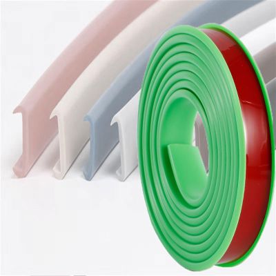 16.4ft TPE Edge Protector Strip, Self Adhesive Edge Banding Flexible U-Shape Edge Guard, Corner and Edge Bumper Guards, Edge Protector for Cabinet Repair, Single-Board Protection, Furniture Restoratio
