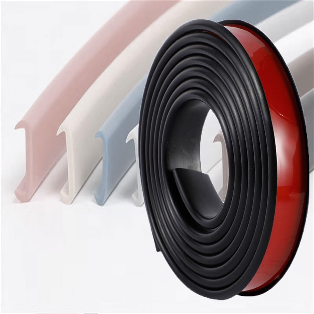 16.4ft TPE Edge Protector Strip, Self Adhesive Edge Banding Flexible U-Shape Edge Guard, Corner and Edge Bumper Guards, Edge Protector for Cabinet Repair, Single-Board Protection, Furniture Restoratio