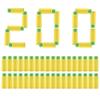 JGCWorker 200pcs Gen 2 Heavy High-End of Half-Lenth Soft Dart, Soft Short Dart for Adventure Force and Worker Blaster Series (Green Yellow) view 1