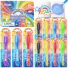 GIFTINBOX Invisible Ink Pen with UV Light for Kids, 12PCS Spy Pen Party Favors for Kids 8-12, Magic Marker for Secret Message, School Supplies Birthday Goody Bag Stuffers for Boys Girls view 1