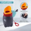 2025 Upgraded Travel Urinal for Kids,Rocket Toys Portable Emergency Urinal for Toddler,Light and Easy to Carry,Suitable for Car,Travel,Camping and Children's Urinal Potty Training(Quiet Blue) view 4