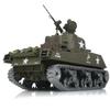 TOUCAN RC HOBBY US in Stock Henglong 1/16 Customized 7.0 M4A3 Sherman RC Tank 3898 360 Turret Metal Tracks BB Airsoft That Shooting BB Bullets view 3