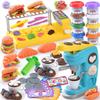 Color Dough Sets for Kids 2-4 4-8, Play Kitchen Creation Cafe Dough Toy Sets, Color Dough Tools, Coffee Maker Set Dough, Arts and Crafts Clay for Girls Boys, 8 Cans of Modeling Compound view 1