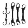 3pcs Stroller Connector with 2pcs Stroller Hook, Connector for Toddlers, Quick Release Adjustable Length with Hook Stroller Connector Set Twins(Black) view 1