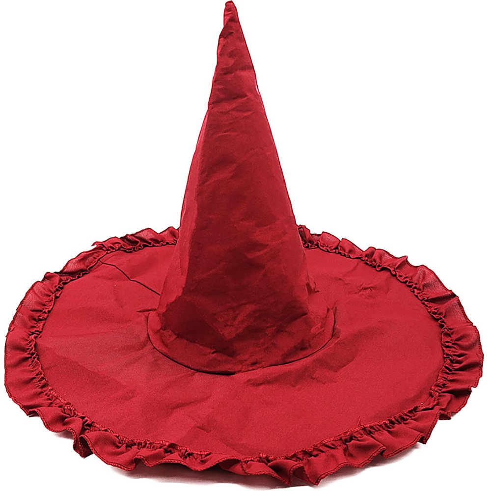 Starsouce Halloween Witch Hat Wide Brim Pointed Hat Cap Wizard Hats for Women Halloween Party Costume Cosplay