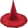 Starsouce Halloween Witch Hat Wide Brim Pointed Hat Cap Wizard Hats for Women Halloween Party Costume Cosplay view 1