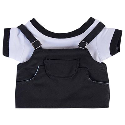 niannyyhouse 10cm 15cm 20cm Plush Doll Clothes T-Shirt Strap Pants Strap Skirt Soft Stuffed Plush Toy Dress Up Accessories (b5, 10cm)