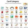 Kidzdo Spanish and English Audible Toys with Music, Bilingual Talking Flash Cards for Toddler/Beginning, ABC,Numbers,Colors,Shapes,Espaol/English Talking Flash Cards for Preschool,Kindergarten view 3
