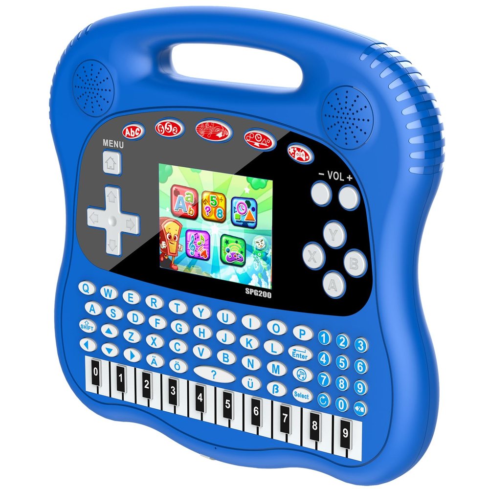 Kids Learning Tablet - 3.0" HD Color Screen Alphabet/Words//Math/Games/Music Preschool Interactive Educational Electronics for Boys and Girls