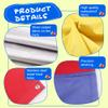 2 Pack Swingset Replacement Tarp Playground Wooden Sunshade Canopy Waterproof UV Protection Cover Playground Roof, 52" x 90" (Color Set 2) view 3