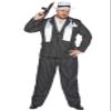 1920s Gangster Boss Mobster Men's Costume XXL Black view 1