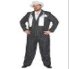1920s Gangster Boss Mobster Men's Costume XXL Black view 3