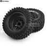 Chanmoo 1/7 1/8 RC Short Course Truck Buggy Tires and Wheels 17mm Hex OD 135mm Off Road Tyres for 1:7 1:8 Scale RC Off-Road Truck Car HSP TRAXXAS UDR 85086-4 ARRMA Mojave YK4072 DF7 4PCS (Black) view 4