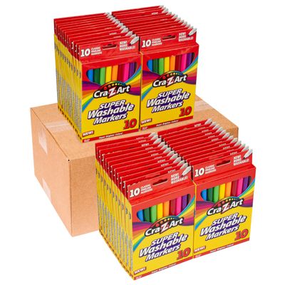 10 Ct. Classic Washable Fineline Markers, Bulk Pack of 48 Boxes, 480 Total Markers