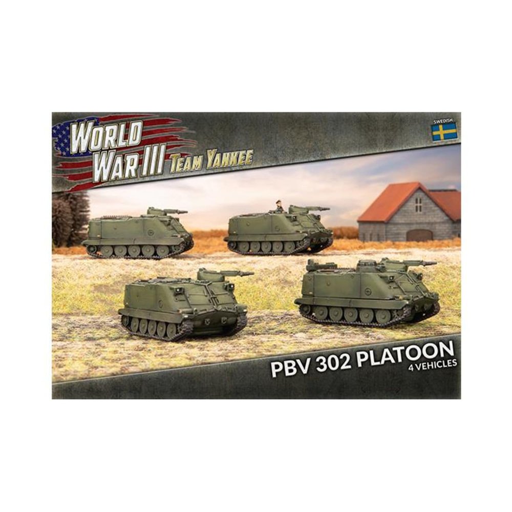 Team Yankee World War III Swedish PBV 302 Platoon (x4)