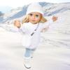 18 Inch Girl Doll with Clothes Set in Gift Box, Fashion Princess Doll with Beautiful Long Blond Hair Blue Eyes with 2 Outfits, Boots and Accessories for Girls and Kids view 4