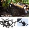 RC Cotter Pin, 0.6mm Diameter RC Car Body Clip Easy Removal for 1/28 1/24 RC Car (Black) view 3