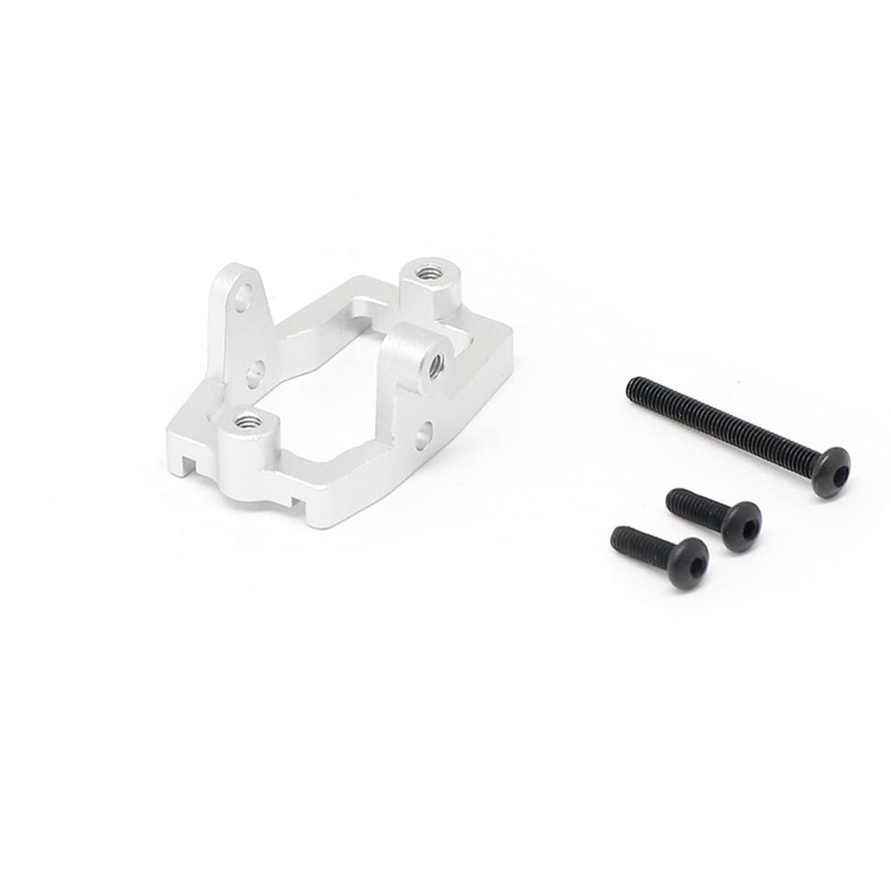 BrewJa Metal Servo Mount 9739 for TRX4M TRX-4M 1/18 RC Crawler Car Upgrade Parts Accessories (Color : Silver Aluminum)