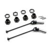 BrewJa Metal 94mm Drive Shaft CVD Driveshaft and 17mm Wheel Hex Adapter IF621 for Kyosho MP10 1/8 RC Car Upgrade Parts Accessories (Color : Drive Shaft) view 2