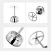 Restokki Stainless Steel Makeup Brush and Toothbrush Holder Stand - Perfect for Kitchen and Bathroom Storage view 3
