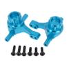 BrewJa 2pcs Metal Front Upright Front Steering Knuckle for Tamiya TT02 TT-02 TT02T TT-02T 1/10 RC Car Upgrades Parts Accessories Feat (Color : Blue) view 1