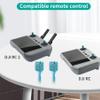 Hanatora Joysticks Stick for DJI RC,RC 2(Air 3S,Neo,Flip,Air 3,Mini 6/4/3 Pro,Mini 3,Mavic 3 Classic/Pro Drone Controller),Remote Control Joy Sticks Thumb Accessories(Blue&Green) view 2