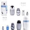 Tngan Nesting Dolls, 5Pcs 6" Tall Russian Nesting Dolls, Polar Bear Christmas DecorationsHandmade Matryoshka for Kids, Wooden Stacking Toys for Christmas Home Wedding Party Decorations (Polar Bear) view 3