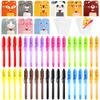 DazSpirit 36 Pack Valentines Day Gifts for Kids, Invisible Ink Pens with UV Light, Animal Cards & Gift Bags, Non Candy Classroom Exchange Gifts, Treasure Box Fillers, Goodie Bag Stuffers, Party Favors view 1