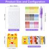 DazSpirit 36 Pack Valentines Day Gifts for Kids, Invisible Ink Pens with UV Light, Animal Cards & Gift Bags, Non Candy Classroom Exchange Gifts, Treasure Box Fillers, Goodie Bag Stuffers, Party Favors view 2