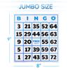 GSE Games & Sports Expert 50-Pack Jumbo Multi-Color Bingo Cards, Large Font Numbers, Reusable Bingo Cardboard for Large Groups, Family/Friend Parties, Game Nights view 2